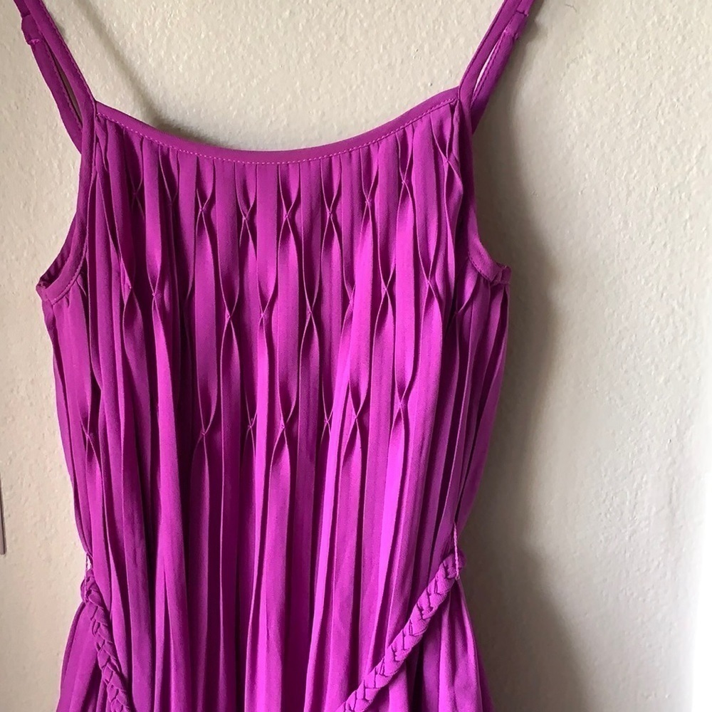 ANDRÉE Purple Colorblock Mini Dress
